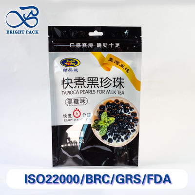 Feuchtigkeitsbeständige Stand-up-Taschen mit transparenten Fenstern für trockene Lebensmittelzutaten