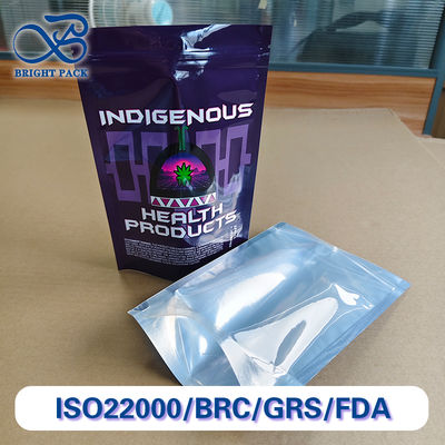 Pharmazeutisch-qualitative, anpassbare Standbodenbeutel für Pharmaverpackungen mit transparentem Rücken, entworfen.