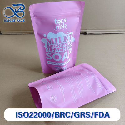 Hochbarriere BOPET / PE Standbodenbeutel für Snackverpackungen, die die Lebensmittelsicherheitsstandards erfüllen, Mengenrabatte.