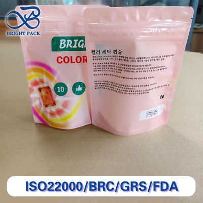 Auslaufsichere, kindersichere Beutel mit doppelter Versiegelung für Waschmittel-Pods, Großhandel.