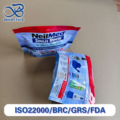 Wiederverschließbare Standbodenbeutel für Reinigungsmittelverpackungen mit kundenspezifischem Design, Mengenrabatt.