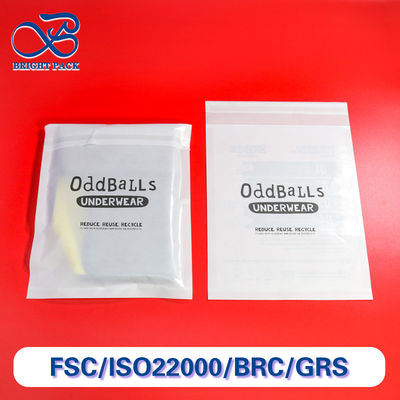 Individuelle umweltfreundliche biologisch abbaubare weiße Glassinpapiertüten Großhandel