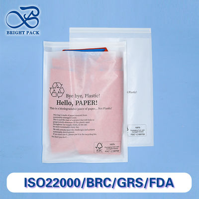 Individuelle biologisch abbaubare Glassine-Beutel mit Logodruck