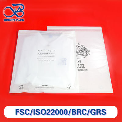 5x7 Säurefreie Glasbeutel Kraft biologisch abbaubare Zellophanbeutel T-Shirt Bekleidung Verpackung