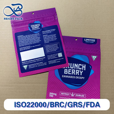 Premium CR-zertifizierte, kindersichere Beutel mit Reißverschluss, individuell bedruckbar, langlebig und wiederverschließbar