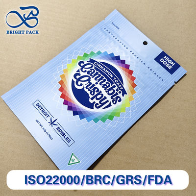 Zertifizierte kindersichere Taschen Mehrschichtverbundverpackung mit manipulationssicheren Siegeln Maßgeschneiderte Größen Dicke Druck CPSC ISO für Pharma