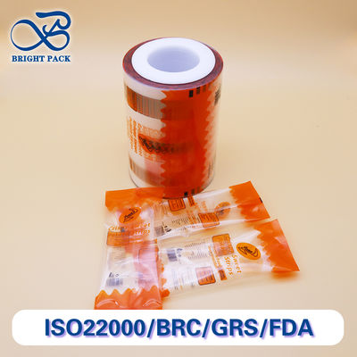 Umweltfreundliche, transparente gedruckte Rollenfolie für nachhaltige Lebensmittelverpackungen