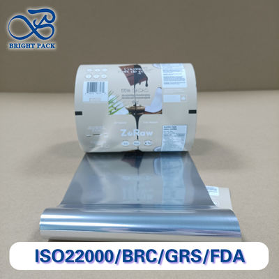 Leichtgewicht Aluminiumfolie Rollfilm für Lebensmittelverpackungen anpassbare Größe und Druck