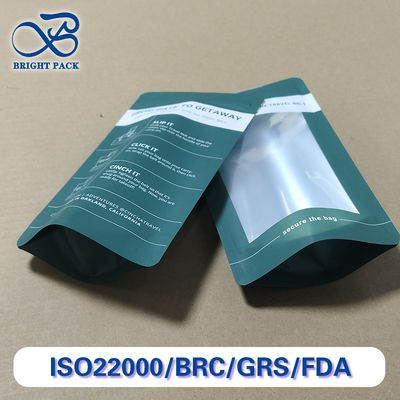 PE Standboden-Lebensmittelverpackungsbeutel mit Fenster 10cm-50cm Breite