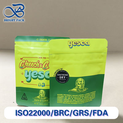 CRC-zertifizierte kindersichere Beutel mit individuellem Logodruck