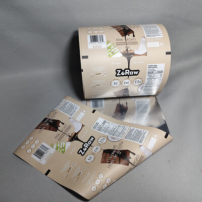 Lochfreie, durchstoßfeste BOPP/AL/PE Rollenfolie für Hochbarriere-Verpackungen