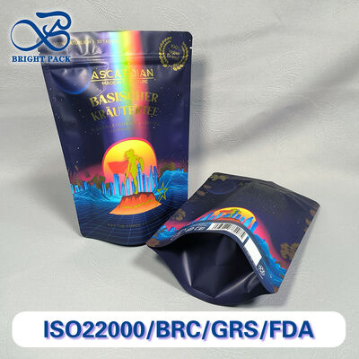 Wiederverschließbarer Frischeverschluss-Standbodenbeutel