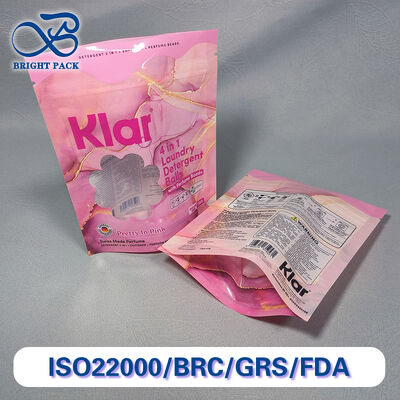 Nachhaltiger Standbodenbeutel mit flachem Boden