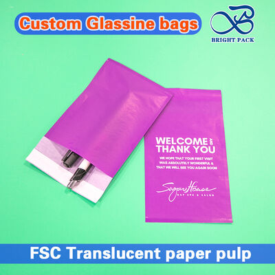 Umweltfreundliche Glaspapiertaschen und -umschläge mit hoher Transparenz und 100% biologisch abbaubarem Material