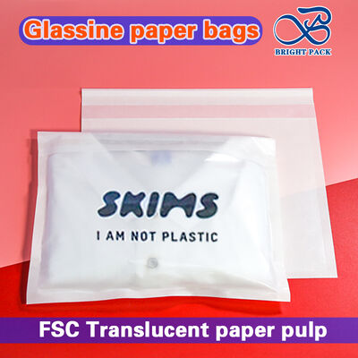 100% umweltfreundliche und biologisch abbaubare Glasine-Papiertüten mit fett- und feuchtigkeitsbeständigen Eigenschaften für nachhaltige Verpackungen