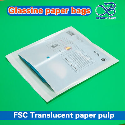 Hochtransparent 100% biologisch abbaubare, anpassbare Glasine-Papiertüten für umweltfreundliche Verpackungen