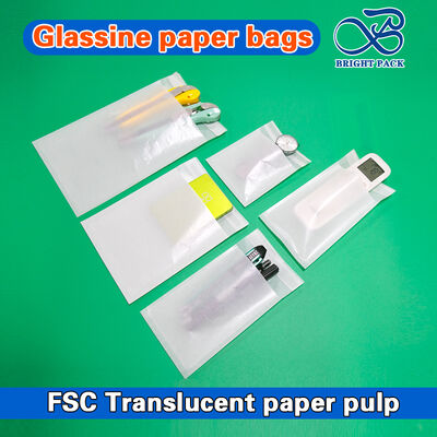 Großhandel kundenspezifische Druck recycelbare umweltfreundliche Glasine-Papiertüten für nachhaltige Verpackungen