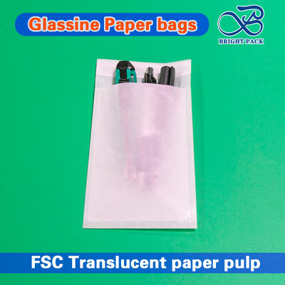 Umweltfreundliche Glasine-Papiertüte mit kleinen runden Löchern für T-Shirt-Verpackungen und kundenspezifischer Dicke