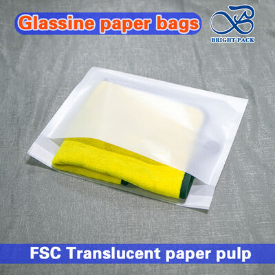 Umweltschonende, recycelbare Glaspapiertüten mit individuellem Logo-Druck und fettdichtem Schutz für Backwaren und Geschenkverpackungen
