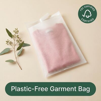 Zertifizierte kompostierbare, umweltfreundliche für zertifizierte Glasbeutel für Schuhe und Kleidung - Kunststofffreie Luxusverpackung OEM-Option