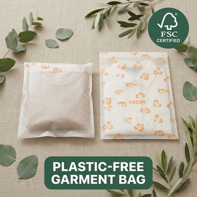 Durchsichtige Glasbeutel 40gm Umweltschonend für zertifizierte Wiederverwertbare für Bekleidung Durchsichtige Bekleidung Verpackung EU Hersteller Großhandel