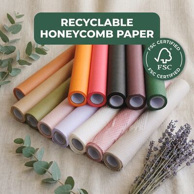 Honighals-Verpackungspapier Rollen Polsterpapier Schutzverpackungspapier Verpackungspapier